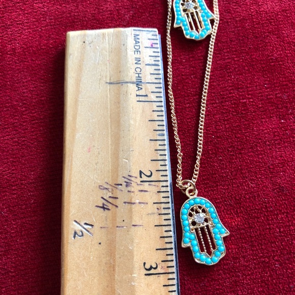 Three layer long necklace. - Picture 4 of 4